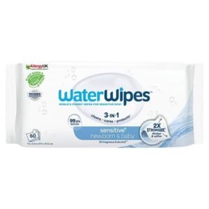 WATERWIPES BABY WIPES SENSITIVE 60'S PK12